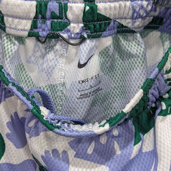 Nike Blue Green White Graphic Basketball Athletic Shorts Boys Size Large 14 - Picture 6 of 8